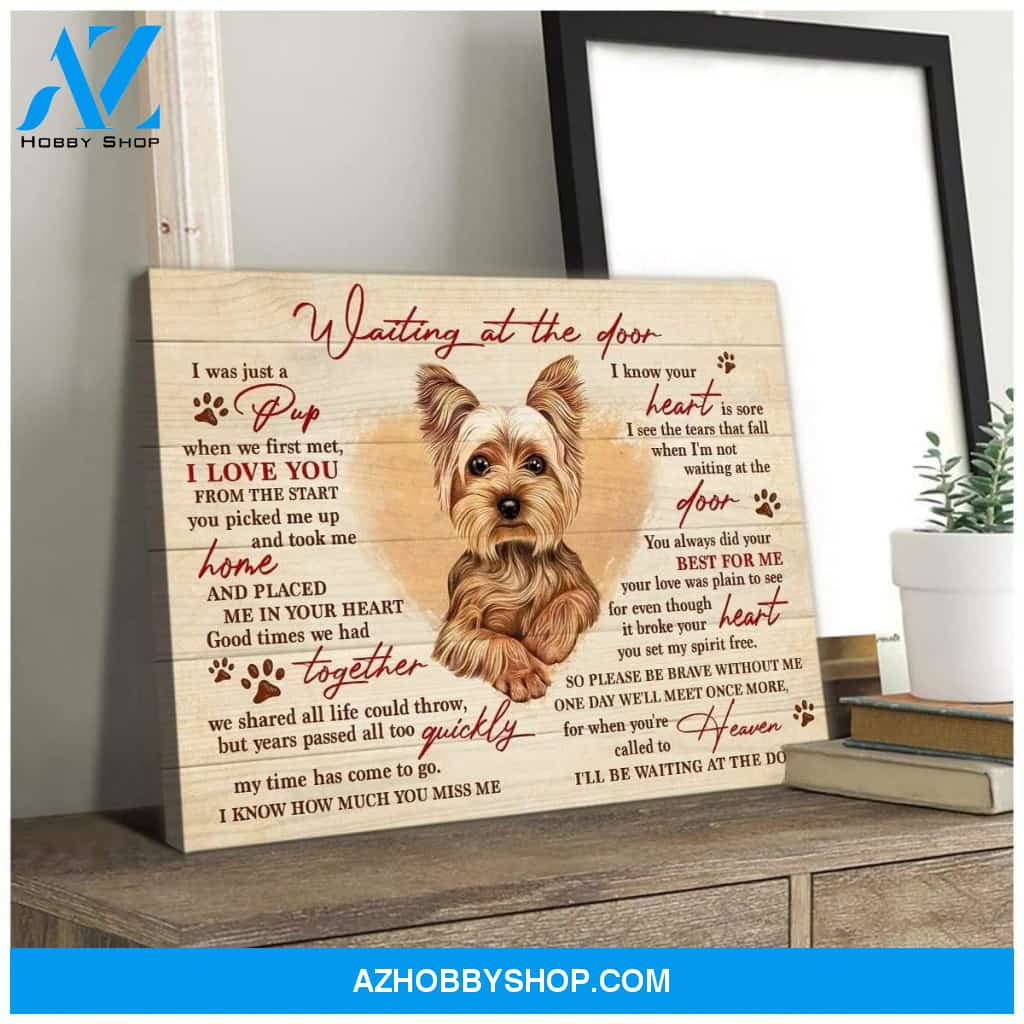 Waiting At The Door Yorkshire Wall Art Canvas