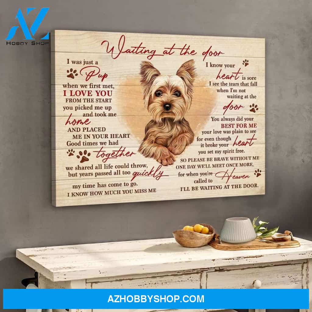 Waiting At The Door Yorkshire Wall Art Canvas