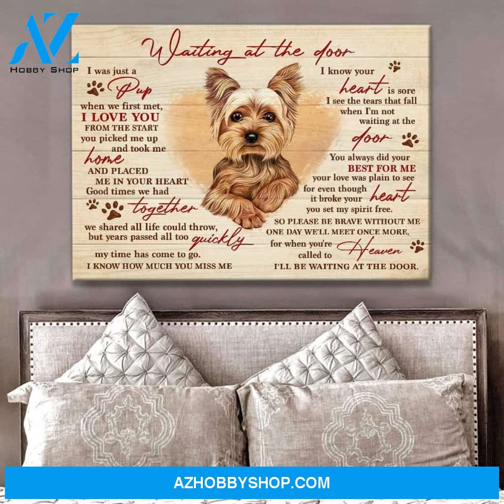 Waiting At The Door Yorkshire Wall Art Canvas