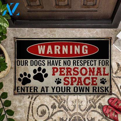 Warning - Dog Doormat
