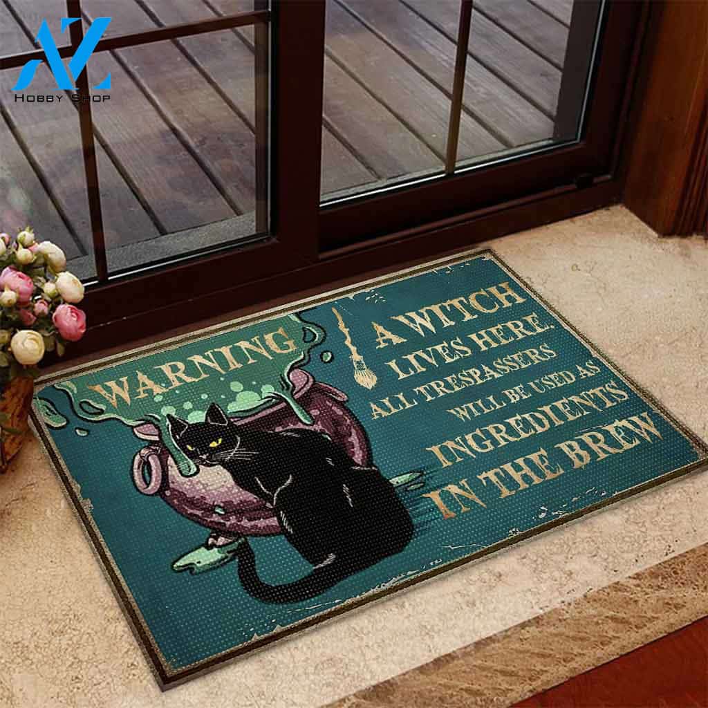 Warning - Witch Doormat