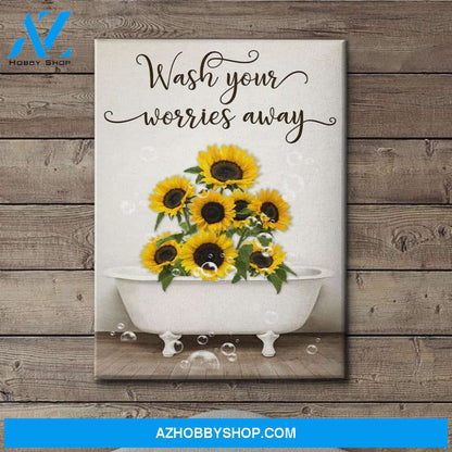 Wash Your Worries Away - Premium Matte Canvas