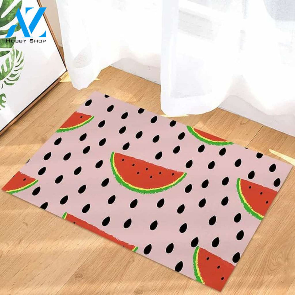 Watermelon Doormat Welcome Mat Housewarming Gift Home Decor Funny Doormat Gift Idea For Fruit Lovers Gift For Watermelon Lovers Gift For Friend
