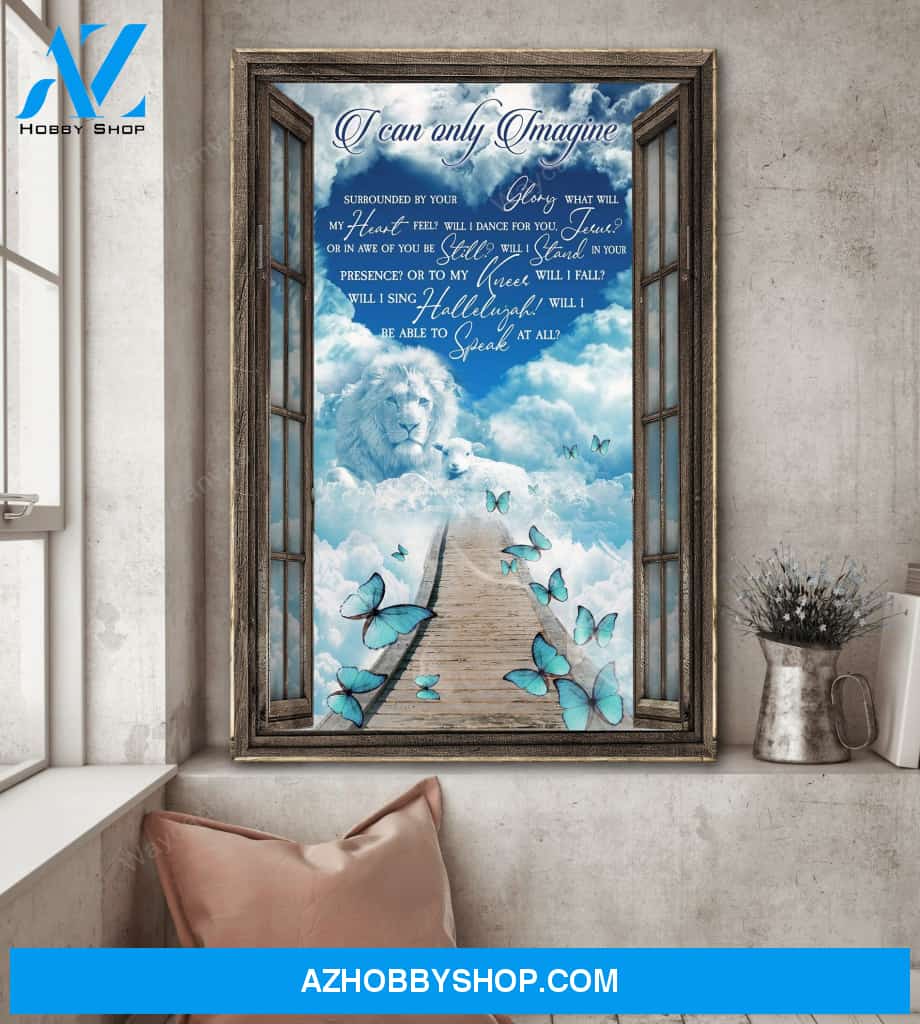 Way to heaven - I can only imagine - Heaven Portrait Canvas Prints, Wall Art