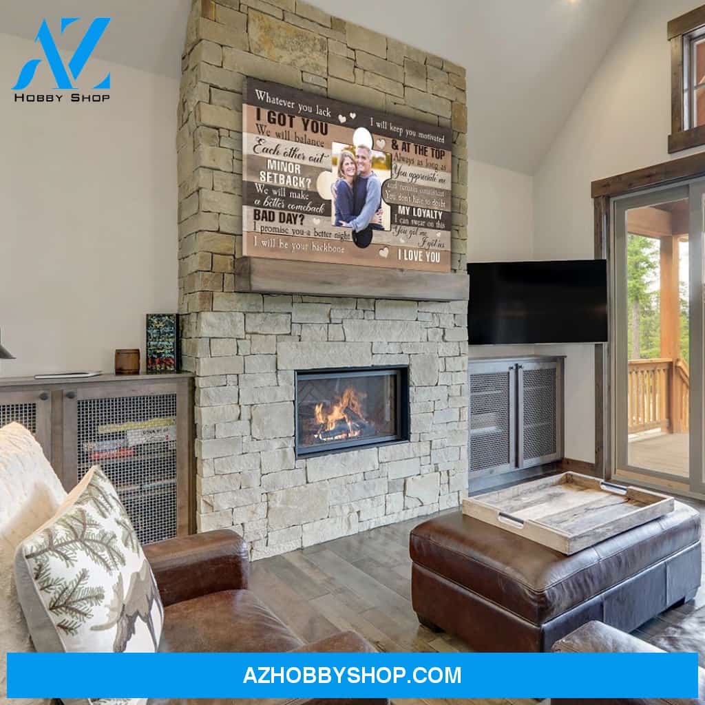 We Are A Team - Personalized Custom Photo Canvas