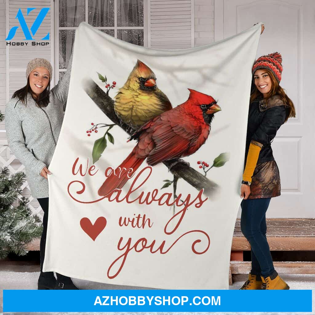 We Are Always With You Fleece Blanket