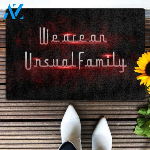 We are an unsual family Doormat | Welcome Mat | House Warming Gift