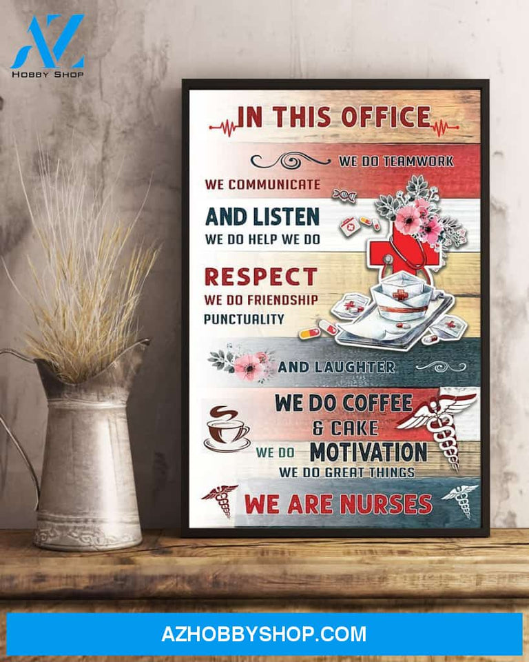 We Are Nurses Canvas Print