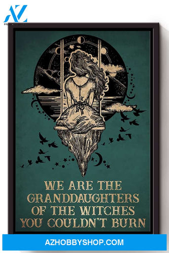 We Are The Granddaughter Of Witches Halloween Canvas And Poster, Wall Decor Visual Art, Halloween Gift, Happy Halloween 1