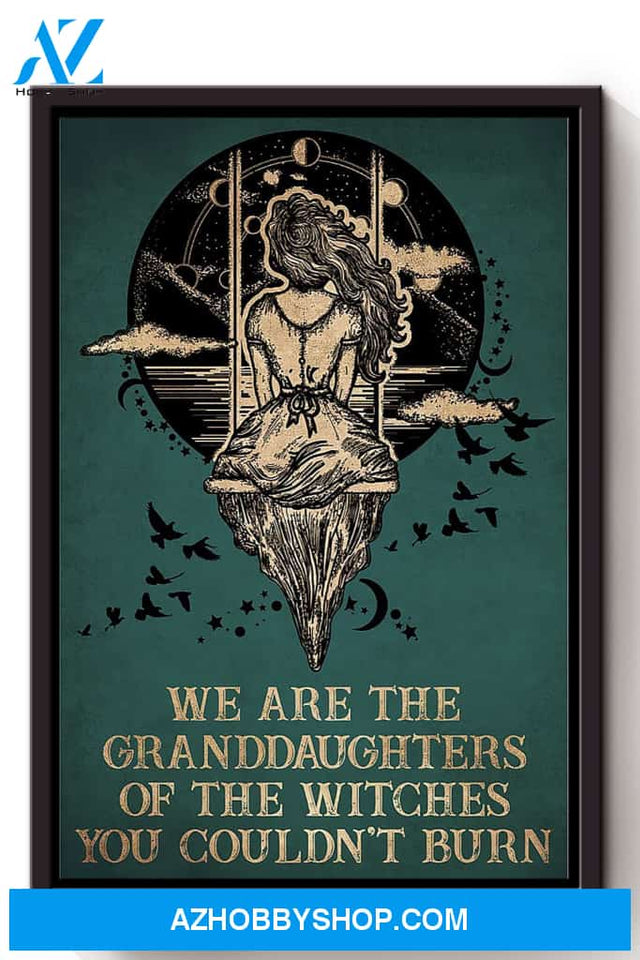 We Are The Granddaughter Of Witches Halloween Canvas And Poster, Wall Decor Visual Art, Halloween Gift, Happy Halloween 1