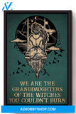 We Are The Granddaughter Of Witches Halloween Canvas And Poster, Wall Decor Visual Art, Halloween Gift, Happy Halloween 1