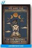 We Are The Granddaughter Of Witches Halloween Canvas And Poster, Wall Decor Visual Art, Halloween Gift, Happy Halloween 2