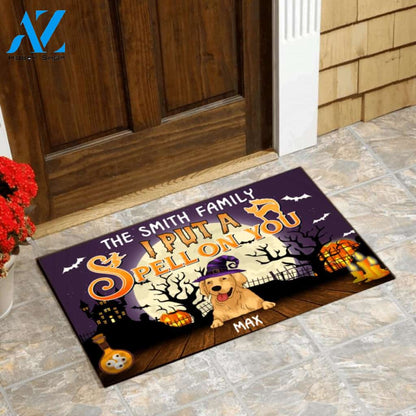 We But A Spell On You - Funny Doormat For Dog Lovers - Personalized Doormat