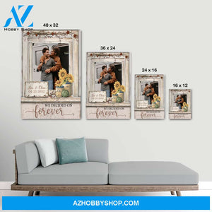 We decided on forever - Personalized canvas