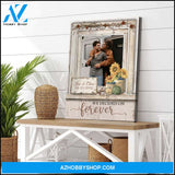 We decided on forever - Personalized canvas