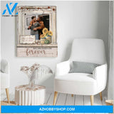 We decided on forever - Personalized canvas