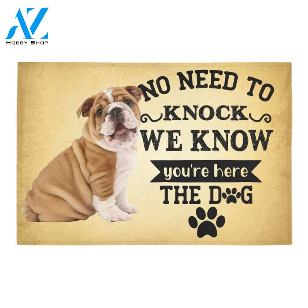 We Know You're Here Doormat Indoor And Outdoor Mat Entrance Rug Sweet Home Decor Housewarming Gift Gift For Friend Family Stem Feminist
