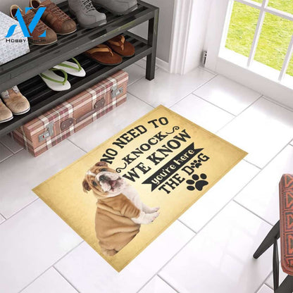We Know You're Here Doormat Indoor And Outdoor Mat Entrance Rug Sweet Home Decor Housewarming Gift Gift For Friend Family Stem Feminist