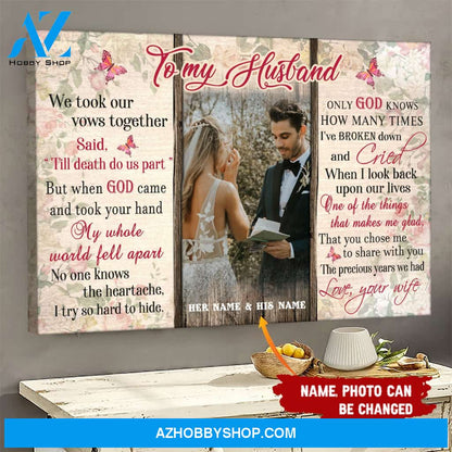 We took our vows together