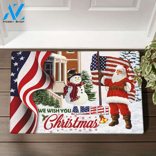 We Wish You Christmas Indoor And Outdoor Doormat Welcome Mat Housewarming Gift Home Decor Farmhouse Funny Doormat Gift For Christmas