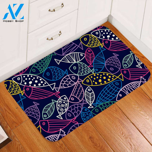 Weaving Fish Door Mat