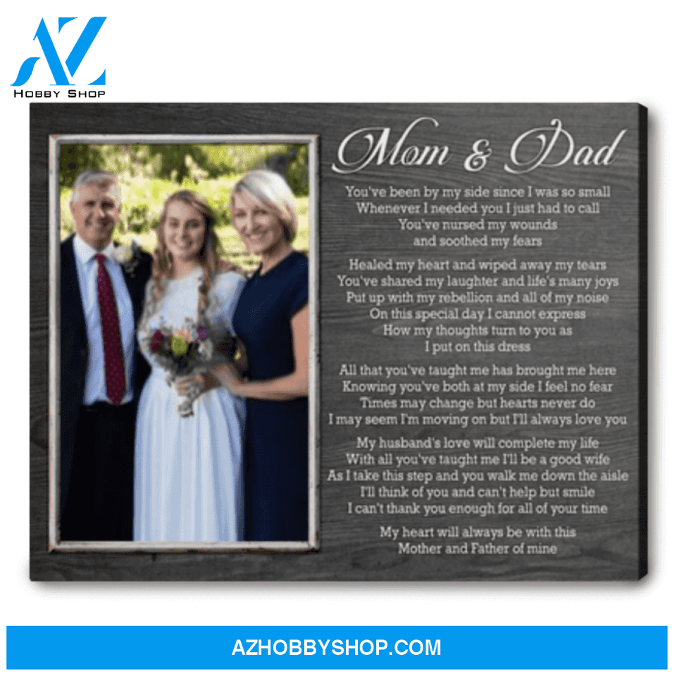 Wedding Thank You Gift Ideas For Parents Parents Of The Bride Gift Wedding Gift For Mom And Dad