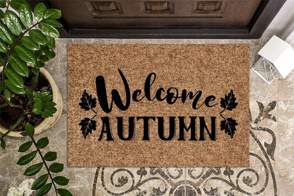 Welcome Autumn Door Mat Fall Doormat