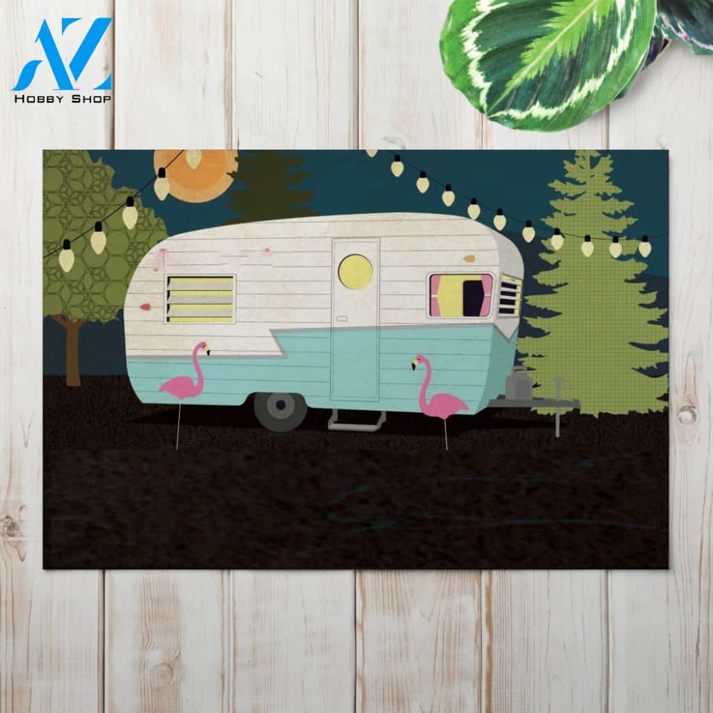 Welcome Camping Doormat Welcome Mat House Warming Gift Home Decor Funny Doormat Gift Idea