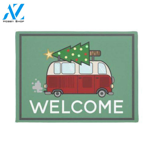 Personalized Name Family House Welcome Camping Funny Doormat Welcome Mat House Warming Gift Home Decor Funny Doormat Gift Idea