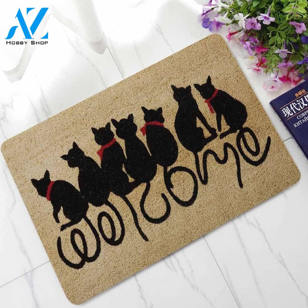 Welcome Cat Doormat | Welcome Mat | House Warming Gift