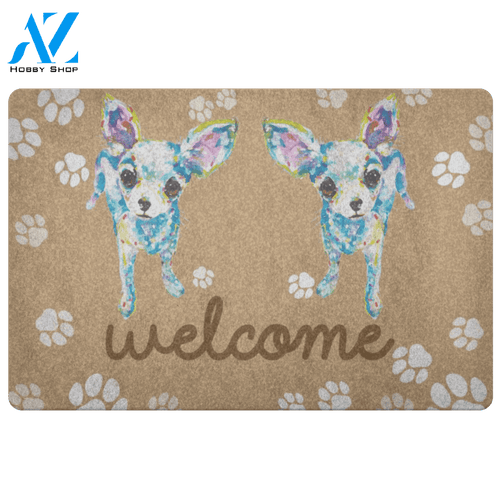 Welcome Chihuahua Doormat | Welcome Mat | House Warming Gift