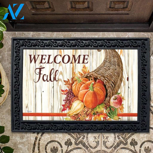 Welcome Fall Cornucopia Doormat - 18" x 30"