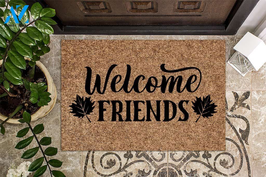 Welcome Fall Friends Doormat | Welcome Mat | House Warming Gift