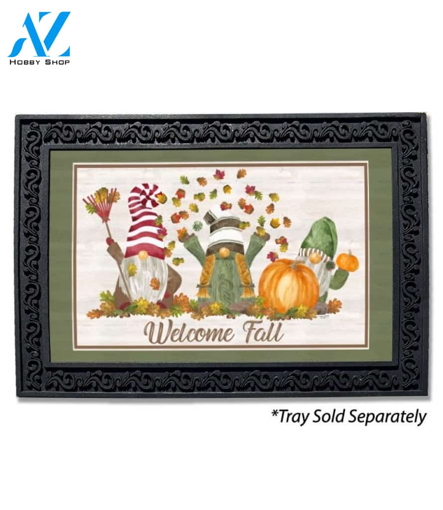 Welcome Fall Gnomes Doormat - 18" x 30"