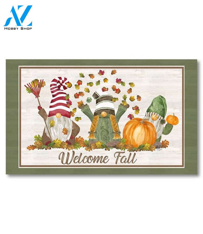 Welcome Fall Gnomes Doormat - 18" x 30"