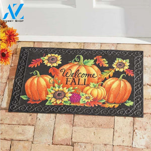 Welcome Fall Pumpkins Doormat | Welcome Mat | House Warming Gift