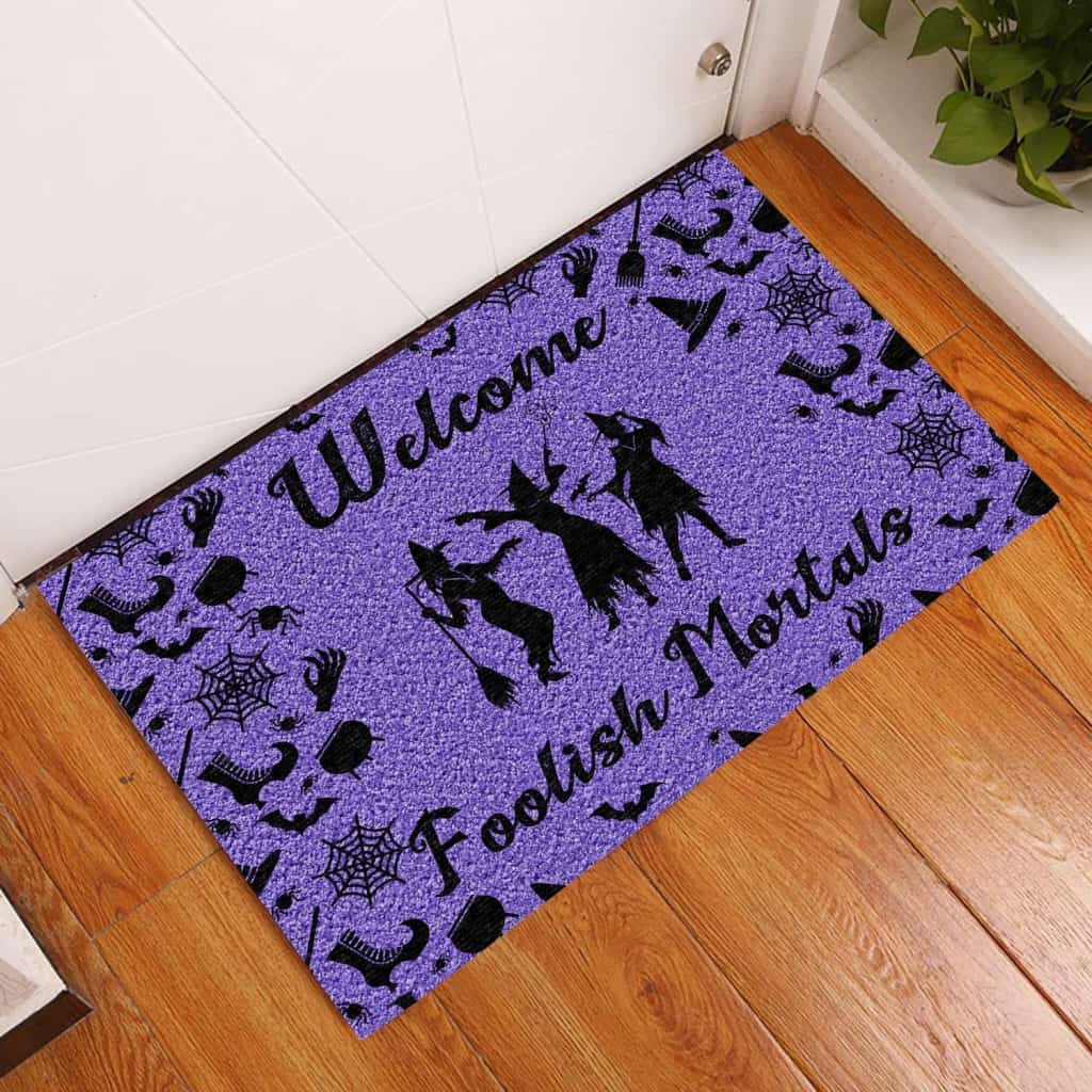 Welcome Foolish Mortal Witch Doormat