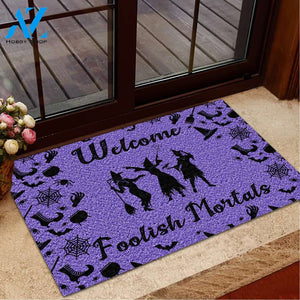 Welcome Foolish Mortal Witch Doormat | WELCOME MAT | HOUSE WARMING GIFT