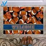 Welcome Football Doormat Welcome Mat Housewarming Gift Home Decor Funny Doormat Gift For Football Lovers Gift For Friend Birthday Gift