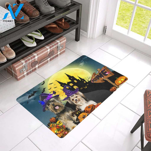 Welcome Happy Halloween Dog Doormat Welcome Mat Housewarming Gift Home Decor Funny Doormat Gift For Friend Gift For Dog Lovers Halloween Day Gift