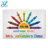 Personalized Classroom Ideas For Teacher You are important, smart, amazing, loved, awesome, kind, enough. Welcome here! Teacher Classroom - Custom Classroom Doormat