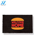 Welcome Home Burger Doormat by Funny Welcome | Welcome Mat | House Warming Gift