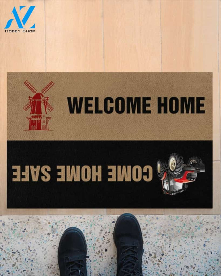 Welcome Home Come Home Safe Farmer Funny Indoor And Outdoor Doormat Warm House Gift Welcome Mat Gift For Farmer