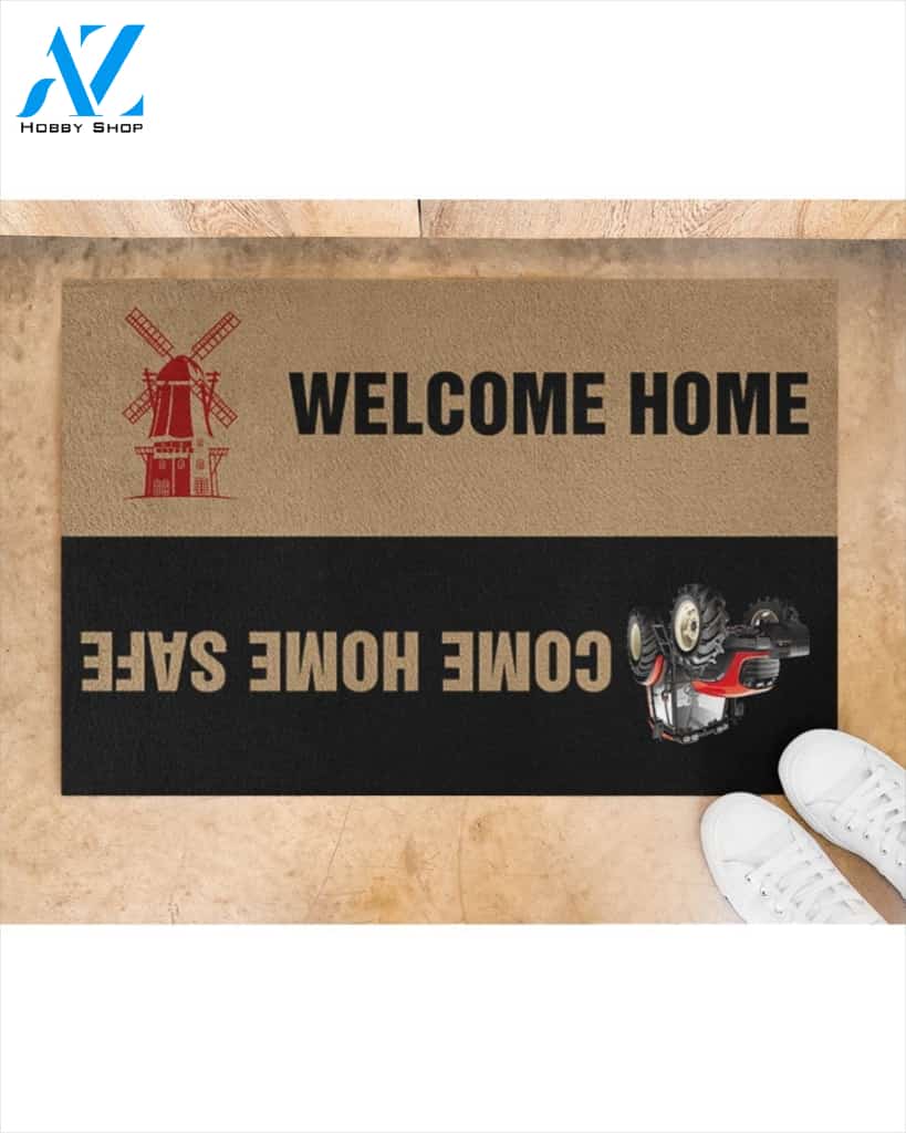 Welcome Home Come Home Safe Farmer Funny Indoor And Outdoor Doormat Warm House Gift Welcome Mat Gift For Farmer