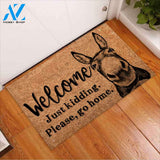 Welcome Just Kidding Please Go Home Doormat Welcome Mat Housewarming Gift Home Decor Funny Doormat Gift For Donkey Lovers Birthday Gift