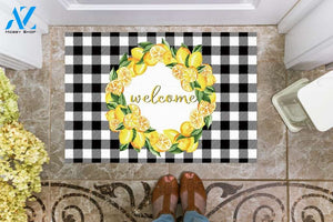 Welcome Lemons Doormat Welcome Mat Housewarming Gift Home Decor Funny Doormat Best Gift Idea For Fruit Lovers Gift For Friend