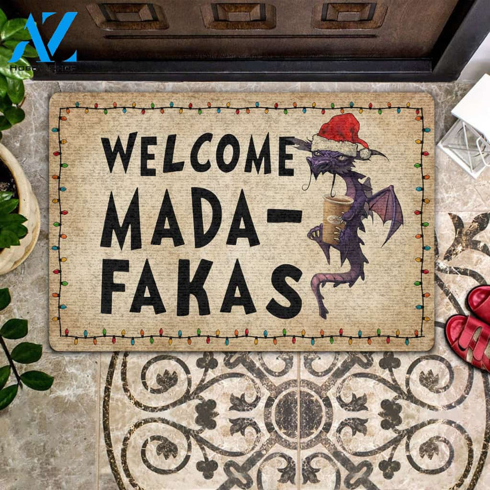 Welcome Mada-Fakas All Over Printing Doormat | Welcome Mat | House Warming Gift