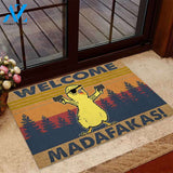 Welcome Madafakas - Chicken Coir Pattern Print Doormat