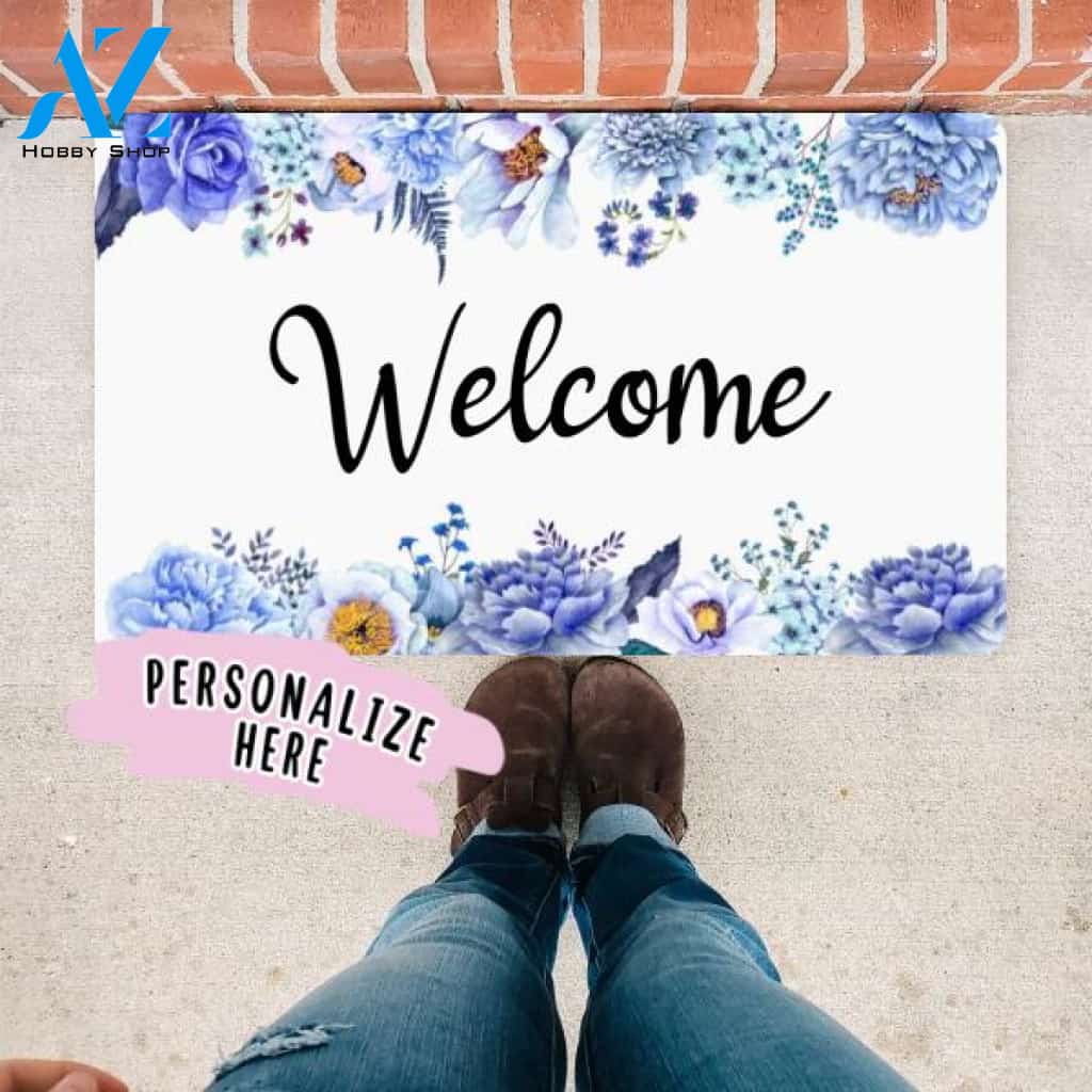 Welcome Mat, Welcome Doormat, Welcome Door Mat, Housewarming Gift, Wedding Gift, Newlywed Gift, Cute Doormat, Personalized Doormat