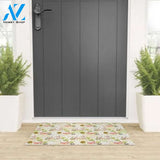 Welcome Mat | Farm Animal Friends On White by Bear & Mouse - Cute4kids